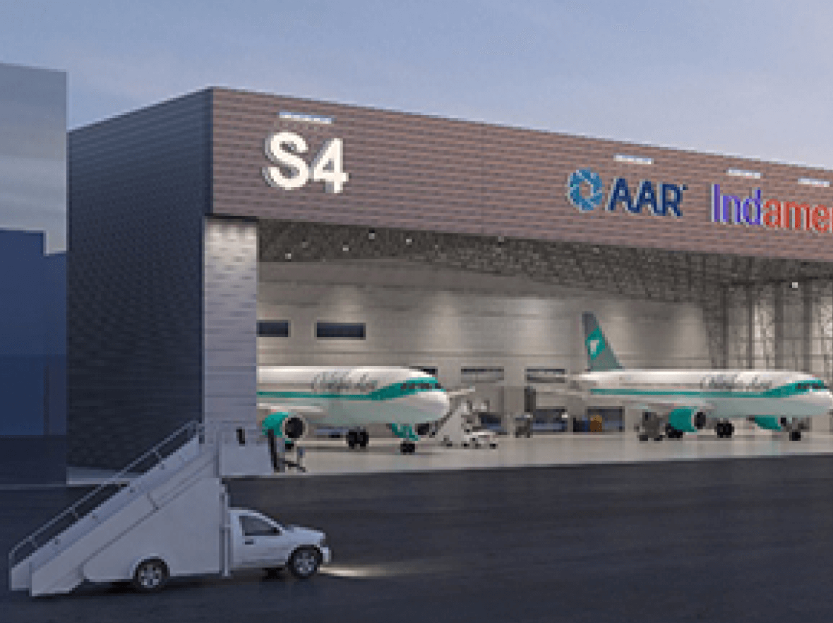 India hangar facility rendering India hangar facility rendering