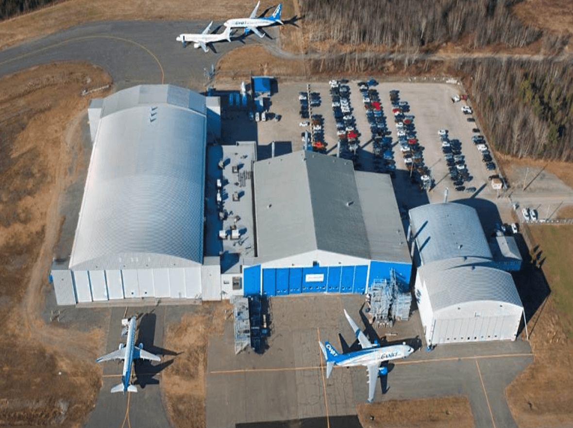 Airframe MRO - Canada exterior hangar of Trois Rivieres Airframe MRO - Canada exterior hangar of Trois Rivieres